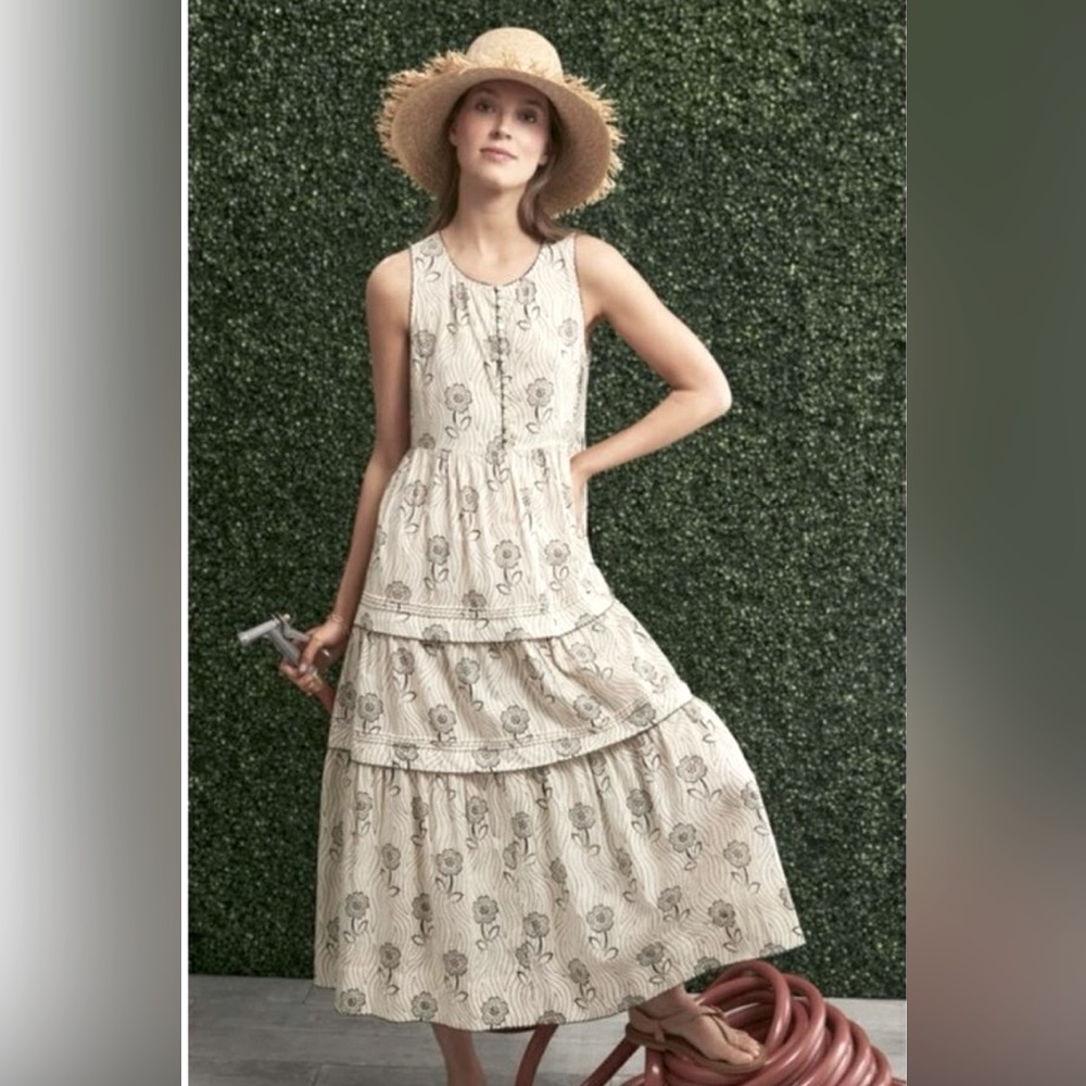 Tuckernuck tiered Alexia midi dress in morning posy.